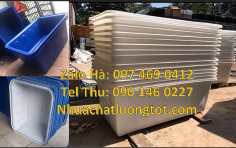 thùng nhựa 1200 lít, Thùng nhựa dung tích lớn, thùng nuôi cá, thùng đựng hạt nhựa Thùng nhựa dung