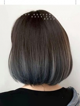 Tóc xoăn ngắn hippie cho nữ mặt tròn - Tiệp Nguyễn Academy