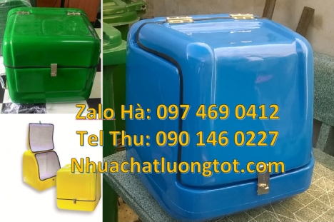 Thùng giữ nhiệt xe máy, thùng chở hoa quả, thùng chở hàng sau xe máy thùng giao hàng cao cấp, Thùng
