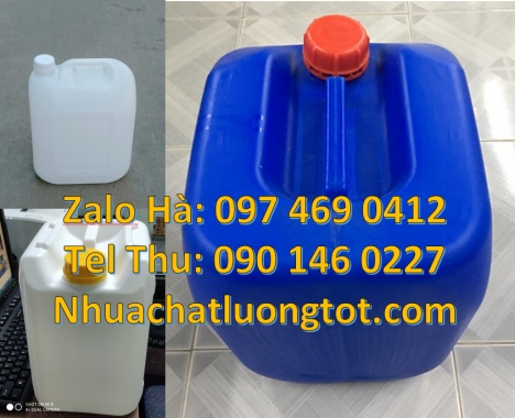 can 20l dày trắng, can 25l xanh Can nhựa 30 lít đựng phân bón, can 20l giá rẻ, can 25l trắng, can 20