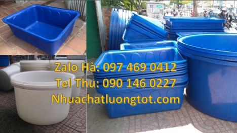 thùng nhựa 1200 lít, Thùng nhựa dung tích lớn, thùng nuôi cá, thùng đựng hạt nhựa Thùng nhựa dung