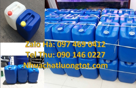 can 20l dày trắng, can 25l xanh Can nhựa 30 lít đựng phân bón, can 20l giá rẻ, can 25l trắng, can 20