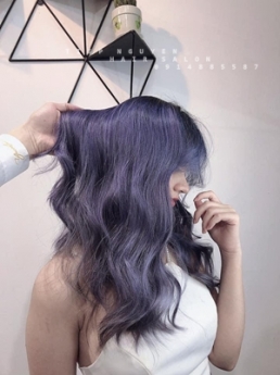 Tóc hippie cho phái nữ mặt tròn, học nghề tóc - Tiệp Nguyễn Academy