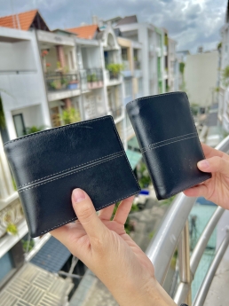 Ví Nam Nappa Phối Chỉ - Tận Xưởng Không Qua Trung Gian