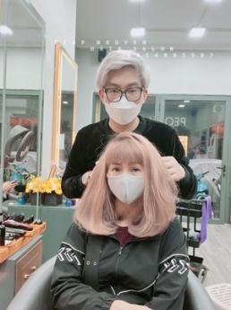 Tóc ngắn hippie dễ dàng chăm sóc ngay tại nhà - Tiệp Nguyễn Academy