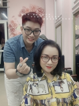 Tóc xoăn ngắn hippie - Tiệp Nguyễn Academy