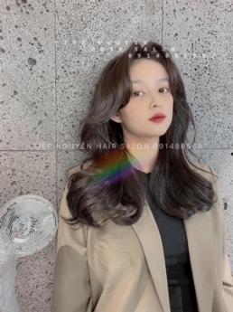 Tóc xoăn ngắn hippie nhẹ nhàng mái mưa, học nghề tóc - Tiệp Nguyễn Academy