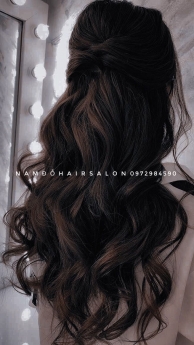 Cắt Uốn Sóng Nước Tóc Dài Lọn To Đẹp Giá Rẻ Hoài Đức - Nam Đỗ Hair Salon