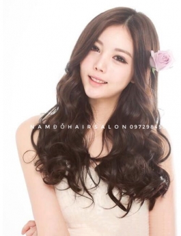 Cắt Uốn Sóng Nước Tóc Dài Lọn To Đẹp Giá Rẻ Hoài Đức - Nam Đỗ Hair Salon