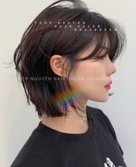 Style tóc xoăn ngắn hippie hot trend giới trẻ - Tiệp Nguyễn Academy