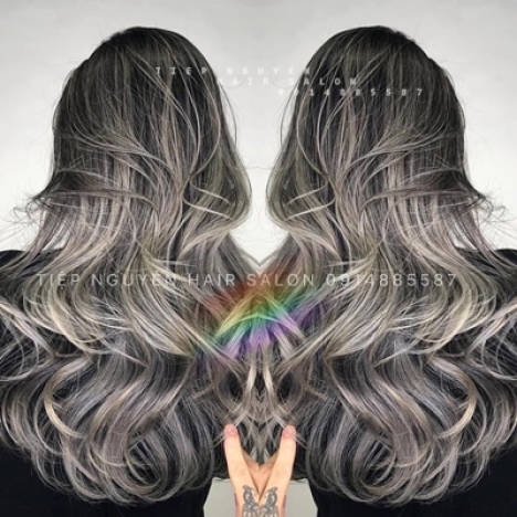 Tóc ngắn xoăn sóng hippie, học nghề tóc, Tiệp Nguyễn Academy