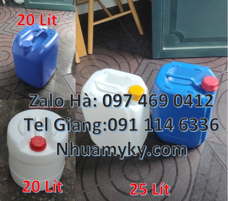 can nhựa 30 lít đựng thực phẩm, can nhựa 5 lít trong, can 18l đựng mật mía, can nhựa giá rẻ, can dẹp