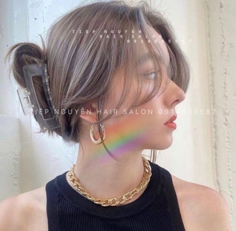 Tóc xoăn ngắn hippie nhẹ tóc nàng thưa - Tiệp Nguyễn Academy