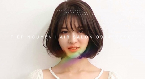 Tóc hippie, xoăn ngắn hippie ngang vai. - Tiệp Nguyễn Academy