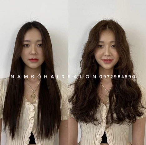 Uốn Sóng Cắt Tỉa Tóc Dài Uy Tín Giá Rẻ Hoài Đức - Nam Đỗ Hair Salon