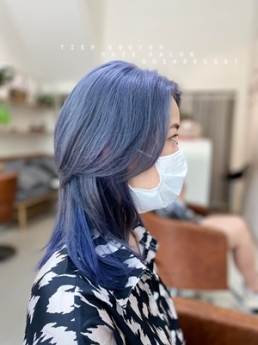 Tóc xoăn ngắn hippie nhẹ mái mưa - Tiệp Nguyễn Academy