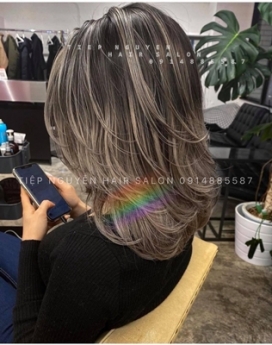 Tóc ngắn uốn xoăn hippie nhẹ nhàng, học nghề tóc, Tiệp Nguyễn Academy