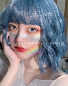 Tóc xoăn ngắn hippie from mái bằng, học nghề tóc - Tiệp Nguyễn Academy