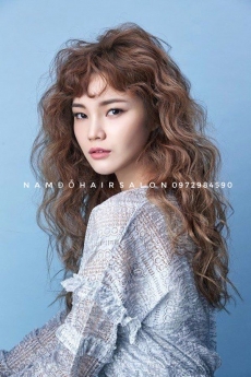 Cắt Uốn Sóng Nước Tóc Dài Lọn To Uy Tin Giá Rẻ Hoài Đức - Nam Đỗ Hair Salon