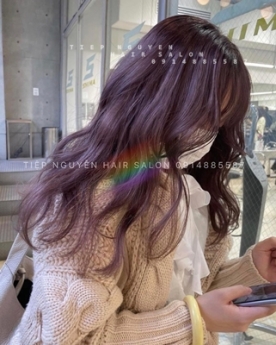 Tóc xoăn ngắn hippie nhẹ, xoăn ngang vai - Tiệp Nguyễn Academy