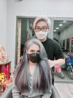 Tóc xoăn ngắn hippie nhẹ mái mưa - Tiệp Nguyễn Academy