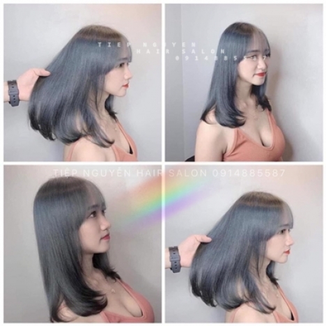 Tóc xoăn ngắn hippie, Tiệp Nguyễn Academy, học nghề tóc