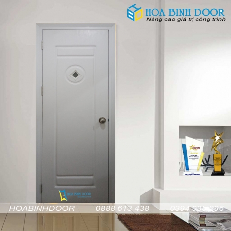 Cửa Nhựa Đài Loan Giá Rẽ - Cửa nhựa giả gỗ toilet