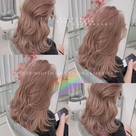 Tóc xoăn ngắn hippie from mái bằng, học nghề tóc - Tiệp Nguyễn Academy