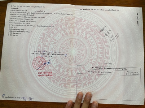 Bán đất Hương Sơ Nguyễn Văn Linh sạch sẽ giá 1 tỷ 4xx