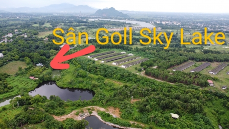 BÁN KHU BIỆT THỰ NGHỈ DƯỠNG Ở LƯƠNG SƠN,HB,5100M2,MẶT HỒ,CẠNH SÂN GOL SKYLAKE,2,2TR/M2