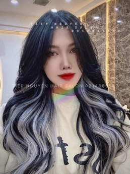 Xoăn hippie ngắn ngang lưng mặt tròn  - Tiệp Nguyễn Academy