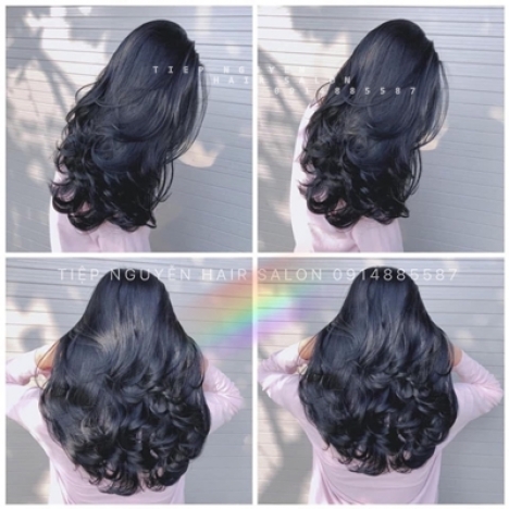 Uốn xoăn ngắn hippie, Tiệp Nguyễn, học nghề tóc