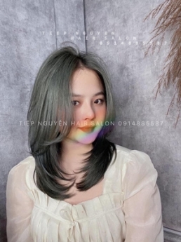 Tóc xoăn ngắn hippie, xoăn nhẹ nhàng mái bay - Tiệp Nguyễn Academy