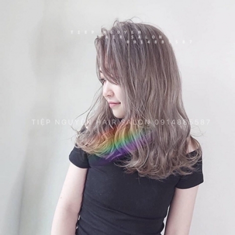 Tóc xoăn hippie, xoăn ngắn ngang vai, Tiệp Nguyễn Academy