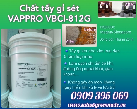 Chất tẩy gỉ sét Vappro VBCI-812G