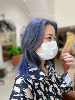 Tóc xoăn ngắn hippie nhẹ mái mưa - Tiệp Nguyễn Academy