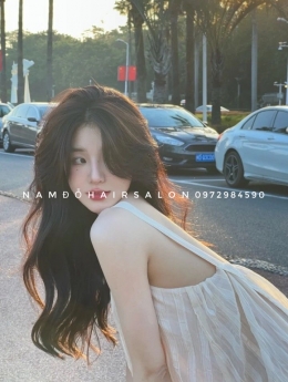 Uốn sóng Nước Cắt Tỉa Tóc Dài Đẹp Giá Rẻ Hoài Đức - Nam Đỗ Hair Salon