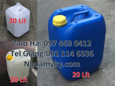 can nhựa 30 lít đựng thực phẩm, can nhựa 5 lít trong, can 18l đựng mật mía, can nhựa giá rẻ, can dẹp
