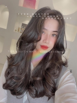 Tóc ngắn uốn xoăn hippie nhẹ nhàng, xoăn hippie - Tiệp Nguyễn Academy