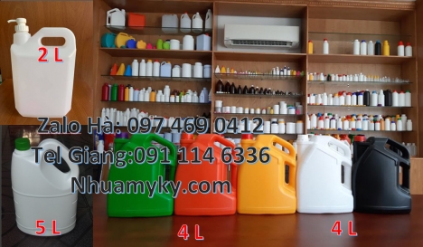 Can nhựa 5l vuông đựng phân bón. Can 10l 20l đựng axit Can nhựa, thùng nhựa, Can 1l quay, can 2l vò