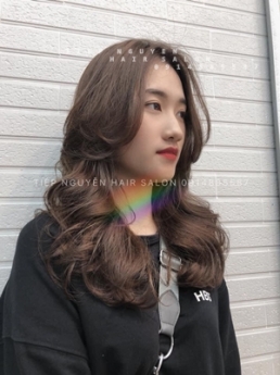 Xoăn hippie, xoăn ngắn hippie cho nữ - Tiệp Nguyễn Academy