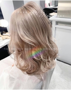 Tóc ngắn uốn xoăn hippie nhẹ nhàng, học nghề tóc, Tiệp Nguyễn Academy