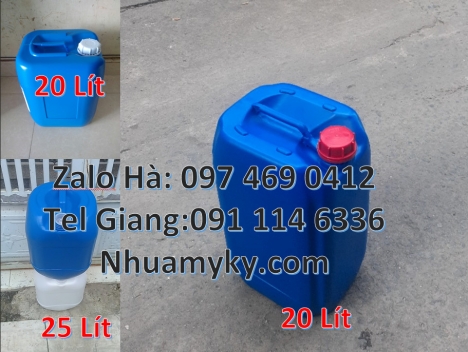 can nhựa 30 lít đựng thực phẩm, can nhựa 5 lít trong, can 18l đựng mật mía, can nhựa giá rẻ, can dẹp
