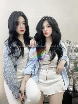 Tóc xoăn ngắn hippie nhẹ, xoăn hippie nhuộm light  - Tiệp Nguyễn Academy