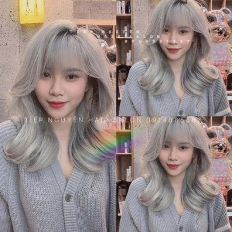 Xoăn ngắn hippie, xoăn nhẹ nhàng bồng bềnh, học nghề tóc - Tiệp Nguyễn Academy