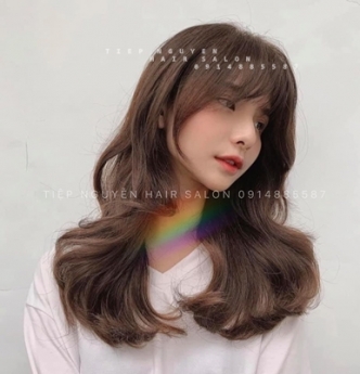 Tóc ngắn uốn xoăn hippie nhẹ nhàng, xoăn hippie - Tiệp Nguyễn Academy