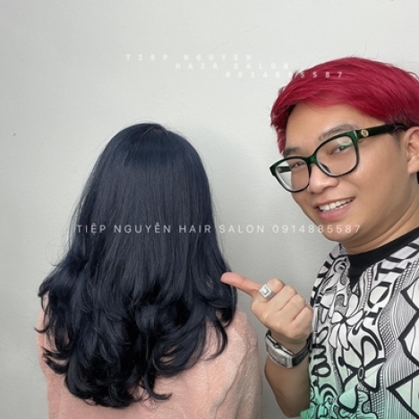 Tóc ngắn hippie, xoăn ngắn nhẹ nhàng. - Tiệp Nguyễn Academy