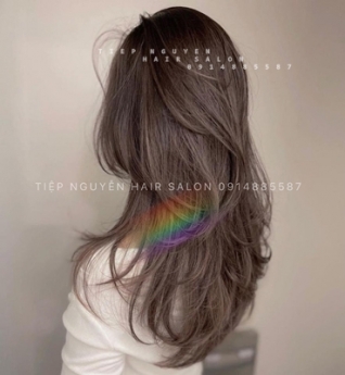 Tóc xoăn ngắn hippie nhẹ, xoăn ngang vai - Tiệp Nguyễn Academy