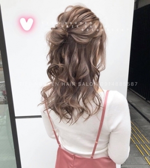 Tóc ngắn hippie, làm xoăn giá rẻ Hà Nội - Tiệp Nguyễn Academy