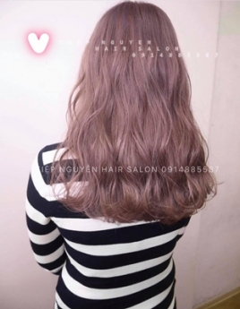 Uốn nhuộm tóc, xoăn ngắn hippie - Tiệp Nguyễn Academy